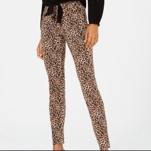 INC Leopard Print Skinny Jeans